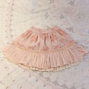 Liz Lisa | Ruffled Floral Skirt